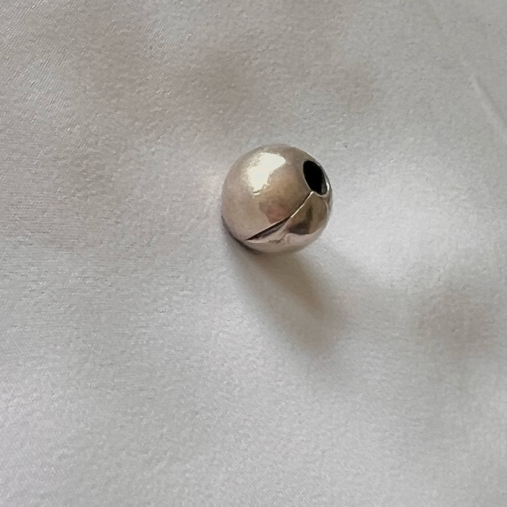 Pandora Clip Charm Solid Bead Spacer - image 1